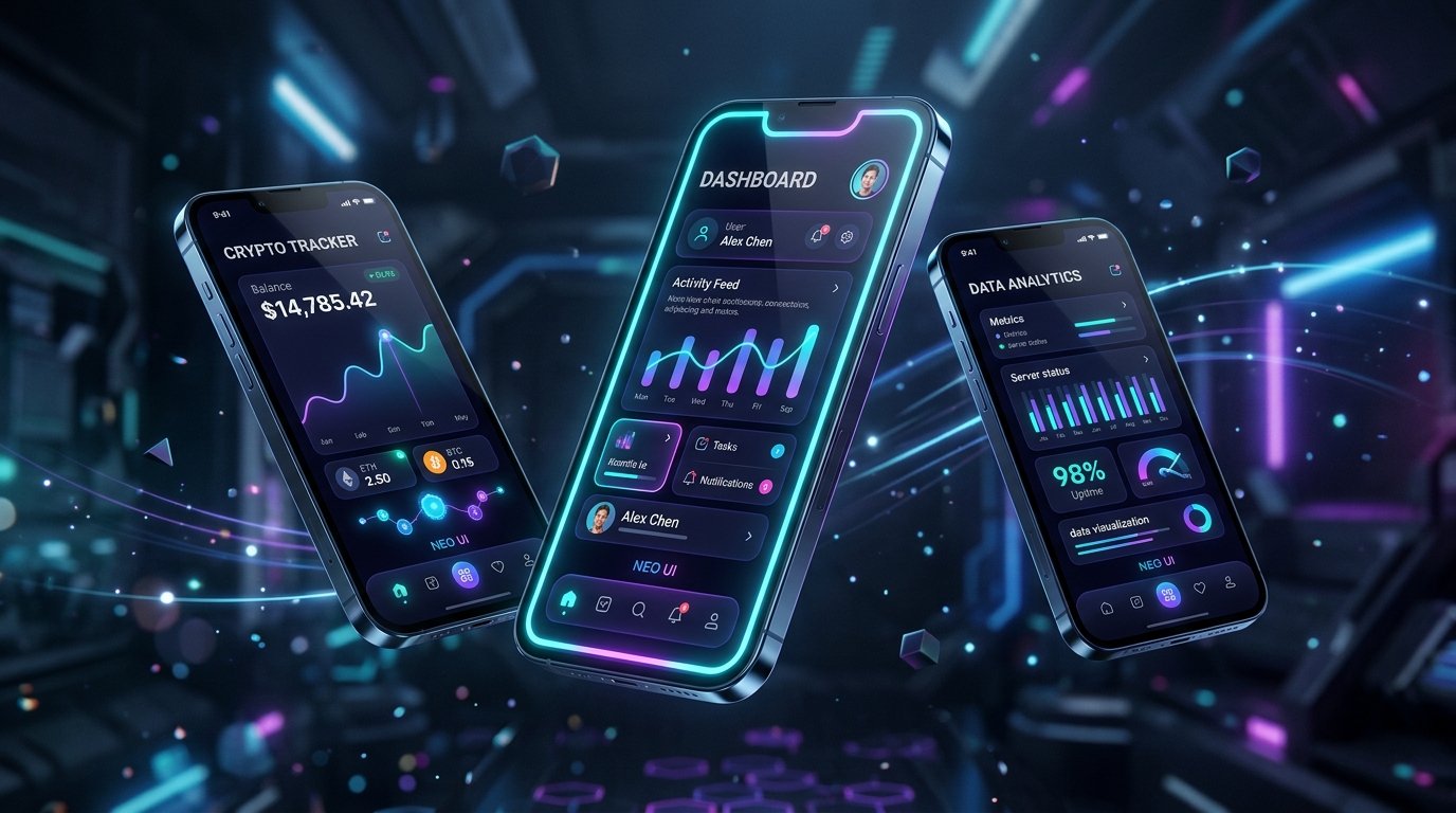 3D Floating Premium Smartphones