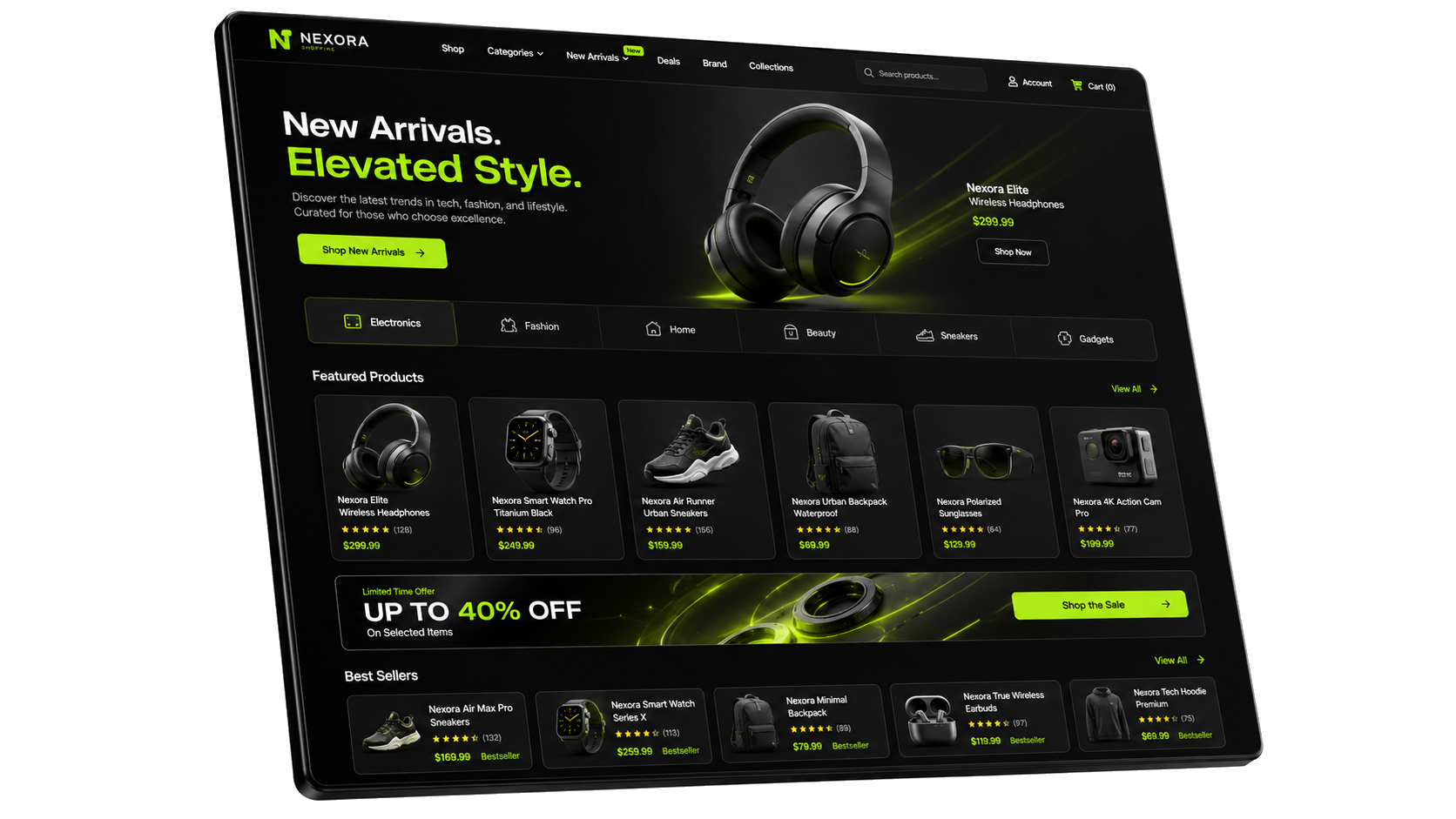 Premium E-Commerce Website